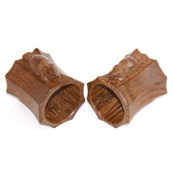 Colin ‘Beaverman’ Almack, Pair of Oak Napkin Rings