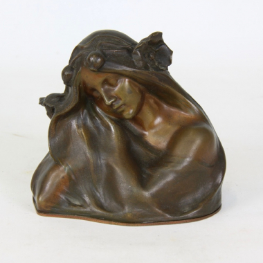 Hans Muller, Art Nouveau Bronze Maiden