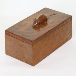 Robert Thompson ‘Mouseman’, Earlier Oak Trinket Box