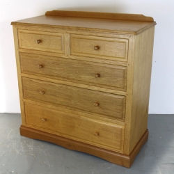 ‘Carthouse’ Phil Langstaff, Oak Bespoke Large Chest of Drawers