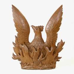 Robert Mouseman Thompson Bespoke Carved Oak Phoenix
