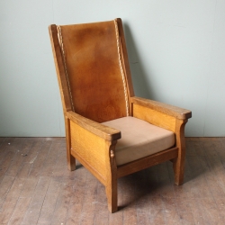Robert ‘Mouseman’ Thompson Oak Smoking Chair