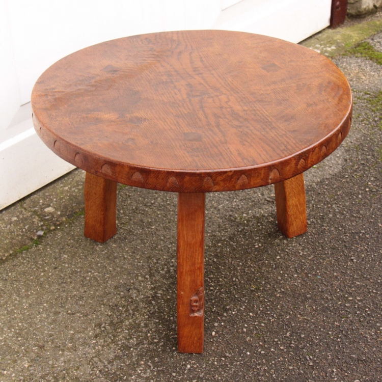 Thomas Whittaker ‘Gnomeman’ Oak Circular Coffee Table