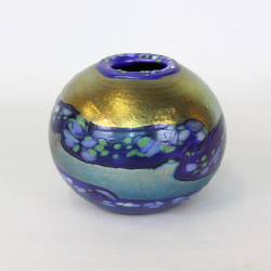 Lloyd Murray Australian Studio Glass Sphere Vase