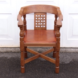 Robert ‘Mouseman’ Thompson Oak Monks Chair