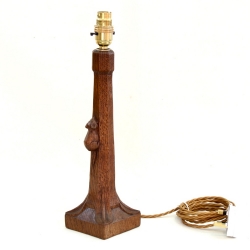 Robert ‘Mouseman’ Thompson 12&quot; Oak Table Lamp