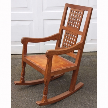 Robert Thompson ‘Mouseman’ Oak Rocking Chair