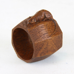 Robert ‘Mouseman’ Thompson, Early Oak Napkin Ring