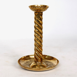 K.S.I.A. Arts and Crafts Copper Candlestick