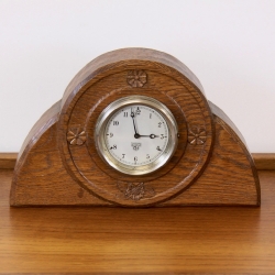 Malcolm Pipes Bespoke Yorkshire Oak Mantel Clock