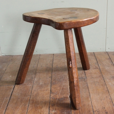 Robert ‘Mouseman’ Thompson Early Large Cow Stool