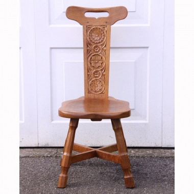 Don Craven ‘Foxman’ Oak Spinning Chair