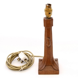 Robert ‘Mouseman’ Thompson 10” Oak Table Lamp