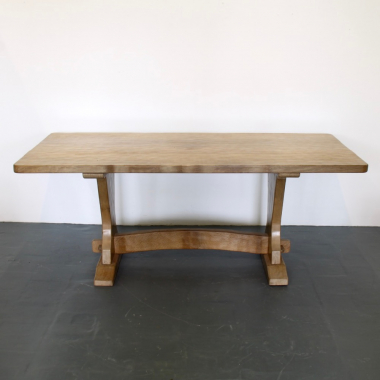 Sid Pollard 6’ Oak Refectory Dining Table