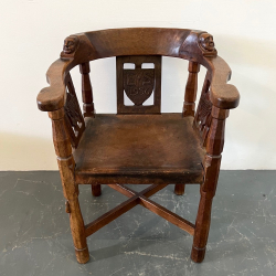 Robert Thompson ‘Mouseman’ Oak Monks Chair 1936