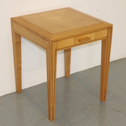 David Linley, Sycamore Lamp / Side Table