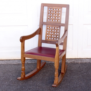Robert ‘Mouseman’ Thompson Oak Rocking Chair