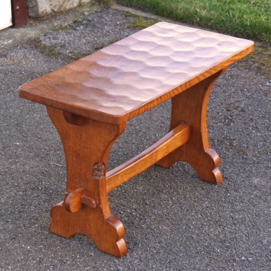 Thomas Whittaker ‘Gnomeman’ Oak Occasional Table or Stool