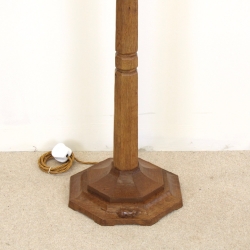 Mouseman Robert Thompson Oak Standard Lamp