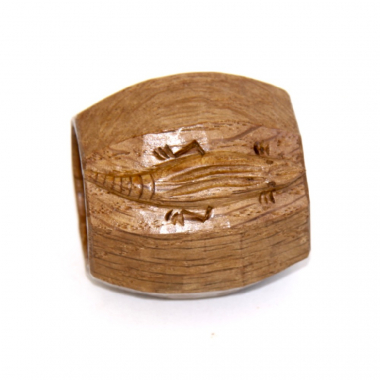 ‘Lizardman’ Derek Slater, Oak Napkin Ring