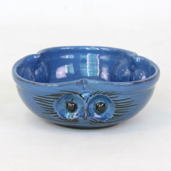 C H Brannam Pottery, Owl Bowl for Liberty &amp; Co