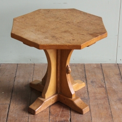 Robert ‘Mouseman’ Thompson Oak Octagonal Coffee Table