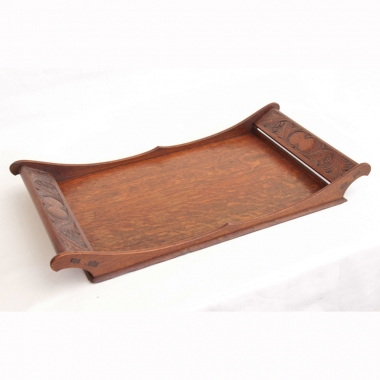 Arthur Simpson of Kendal Arts and Crafts Oak Serving Tray