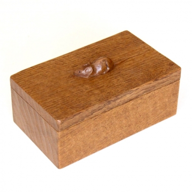 Robert ‘Mouseman’ Thompson Oak Trinket Box