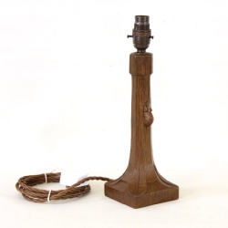 Robert ‘Mouseman’ Thompson Oak Table Lamp