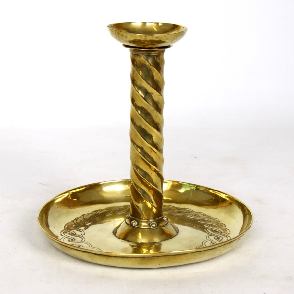 ksia-keswick-school-brass-candlestick-arts-and-crafts
