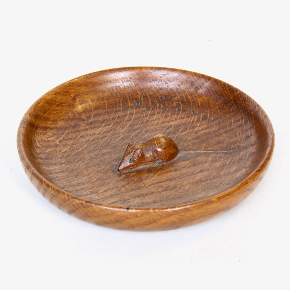 mouseman robert thompson oak bowl